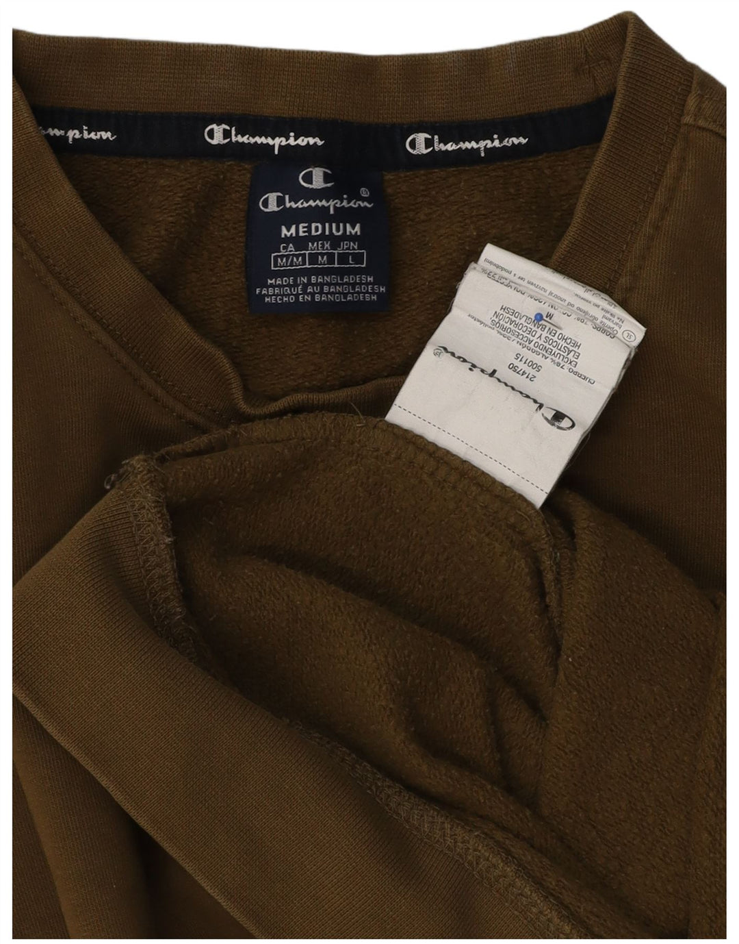 Sweter męski Champion, średniej wielkości bawełna khaki