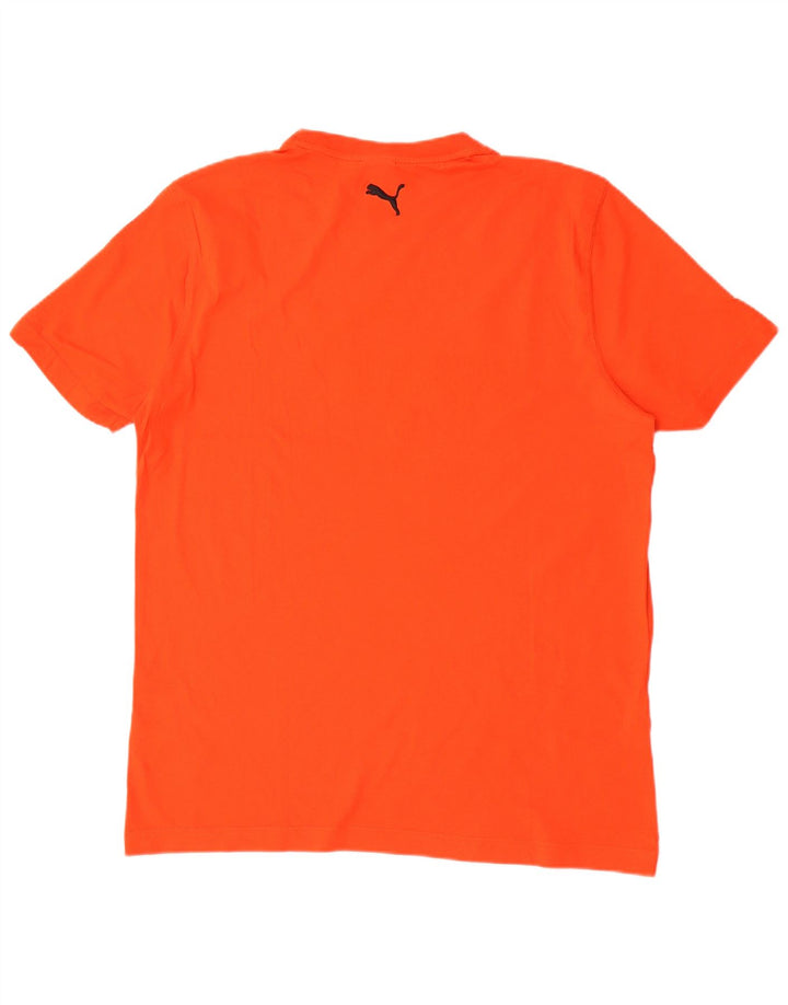 Męski T-shirt Puma z grafiką, duży, pomarańczowy, bawełniany
