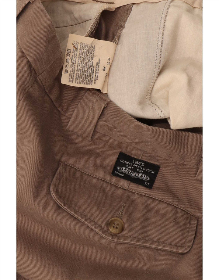 Spodnie damskie Levi's Pegged Chino W34 L30 Beżowa bawełna