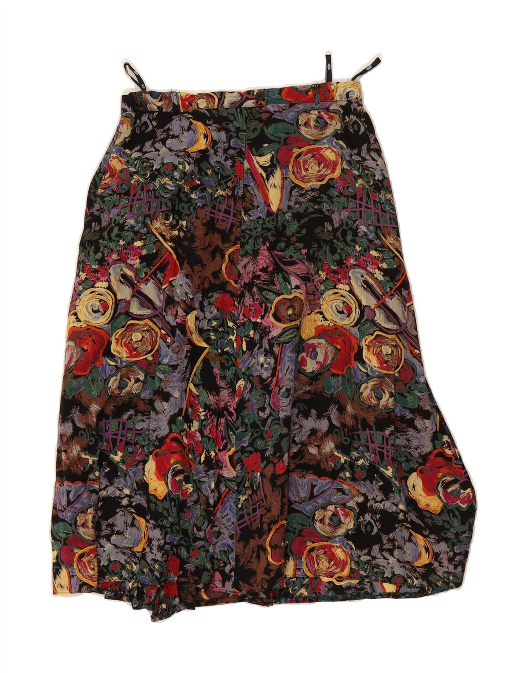 YOUR SIXTH SENSE Womens A-Line Skirt EU 38 Medium W28 Multicoloured Floral Vintage Your Sixth Sense and Second-Hand Your Sixth Sense from Messina Hembry 