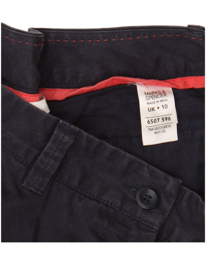 Spodnie damskie Capri Marks & Spencer UK 10 Small W30 L21 Granatowe