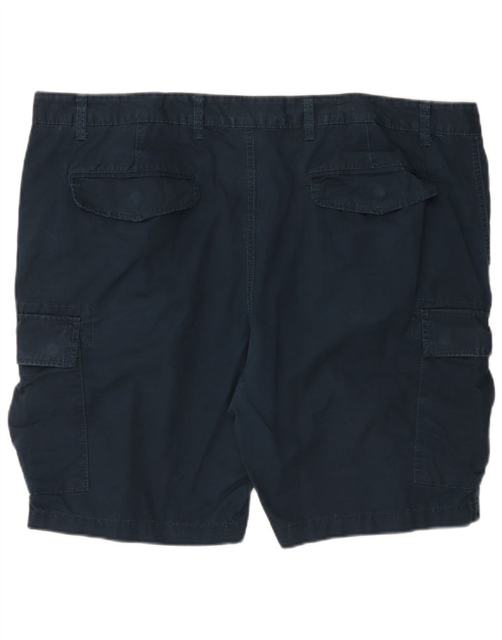 Marks & Spencer Męskie spodenki cargo W44 2XL Granatowe, bawełniane