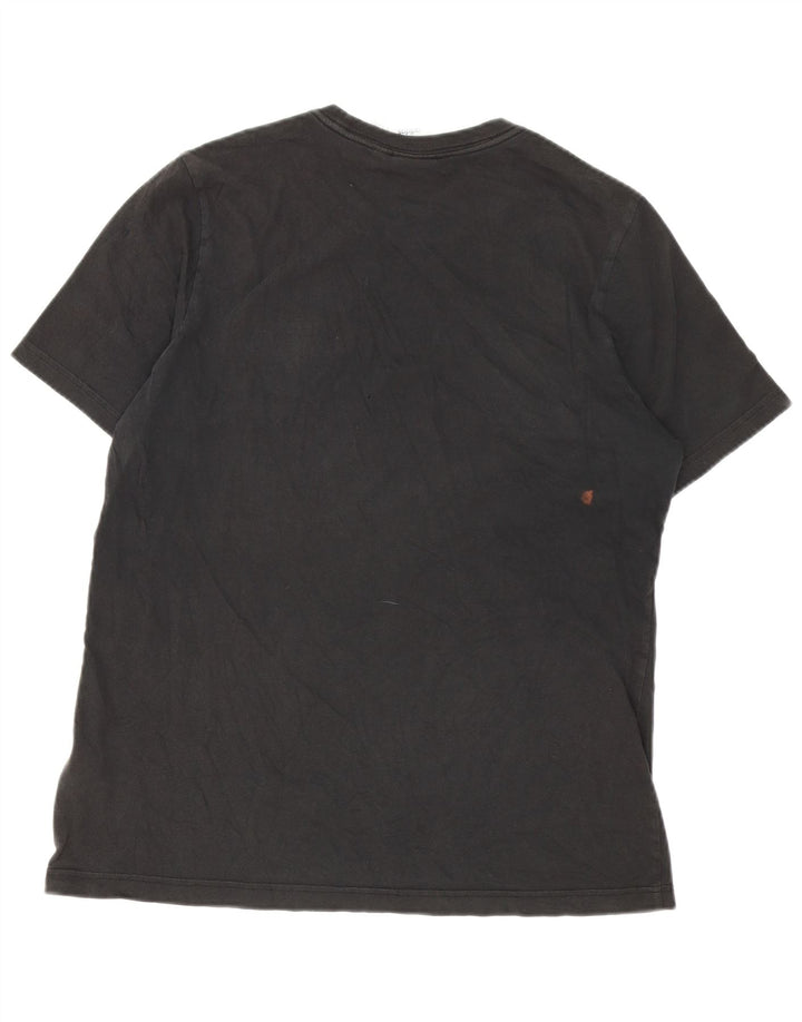 T-shirt męski ADIDAS Top, średni czarny, bawełniany