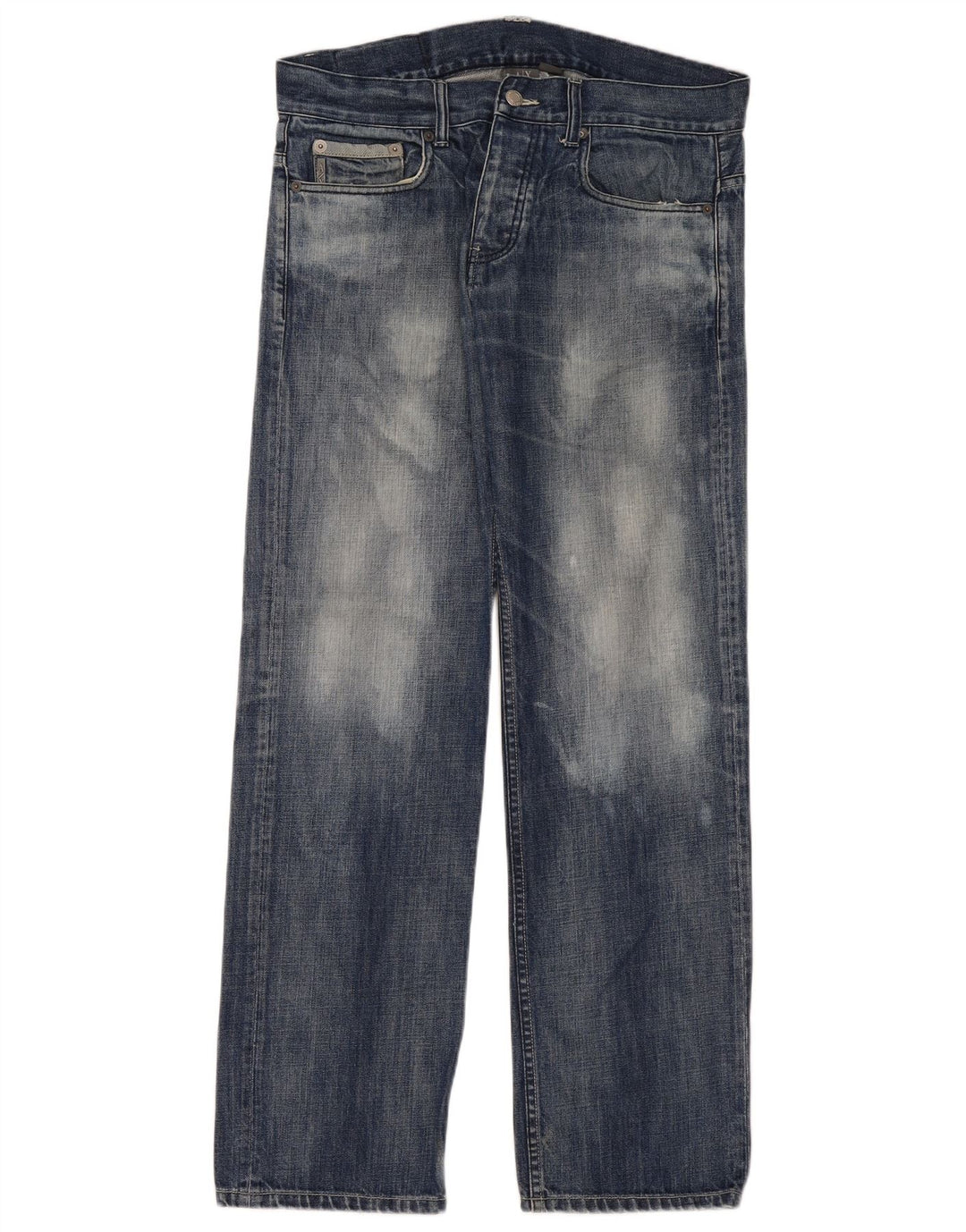 Armani Exchange Męskie luźne dżinsy W32 L32 Niebieskie bawełniane