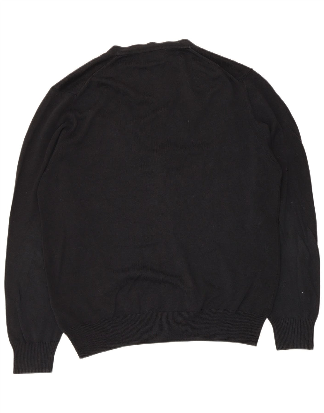 Zara Męski sweter rozpinany, duży, czarny, bawełniany