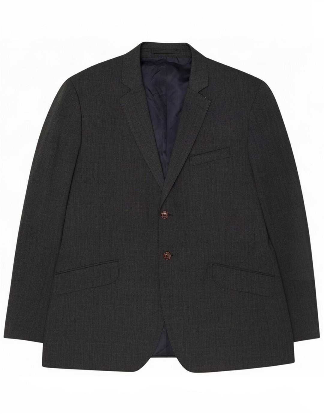 Crew Clothing Męska marynarka zapinana na 2 guziki UK 44 2XL Szara Poliester