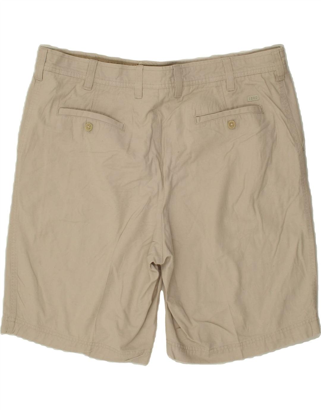 IZOD Mens Chino Shorts  W40  XL Beige Cotton Vintage Izod and Second-Hand Izod from Messina Hembry 
