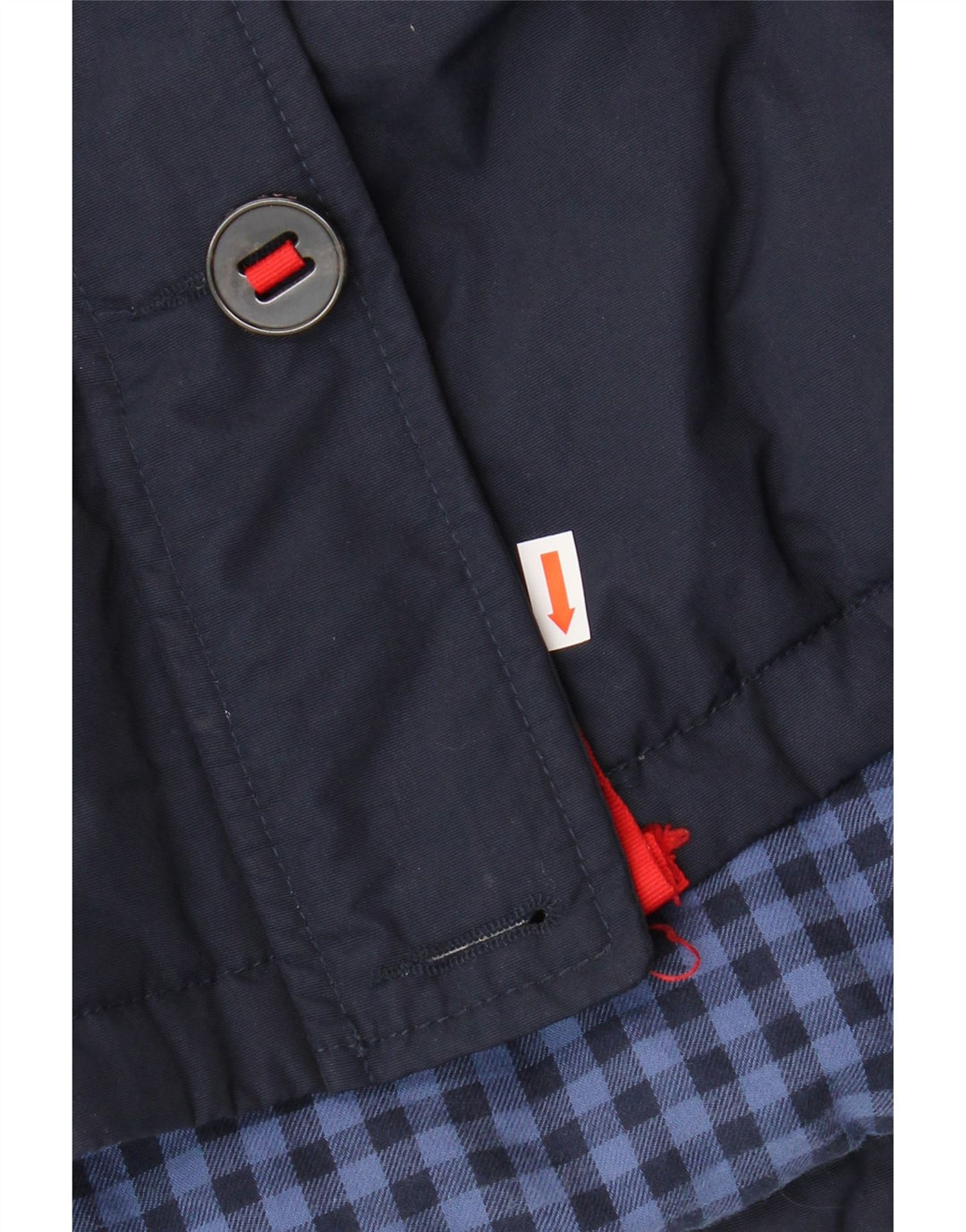 Damska kurtka parka z kapturem Fat Face UK 14, średni granatowy nylon