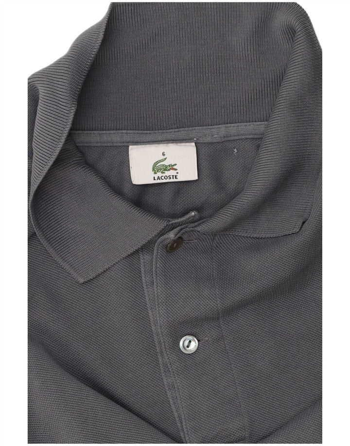 Męska koszulka polo Lacoste, rozmiar 6, XL, szara