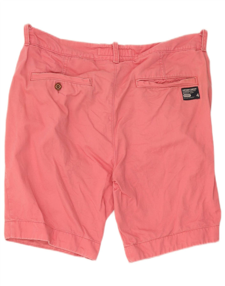 Męskie spodenki chino Superdry XL W38, różowe, bawełniane