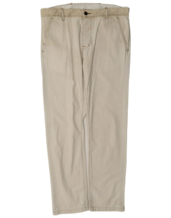 Męskie proste spodnie chino Levi's W38 L32 białe