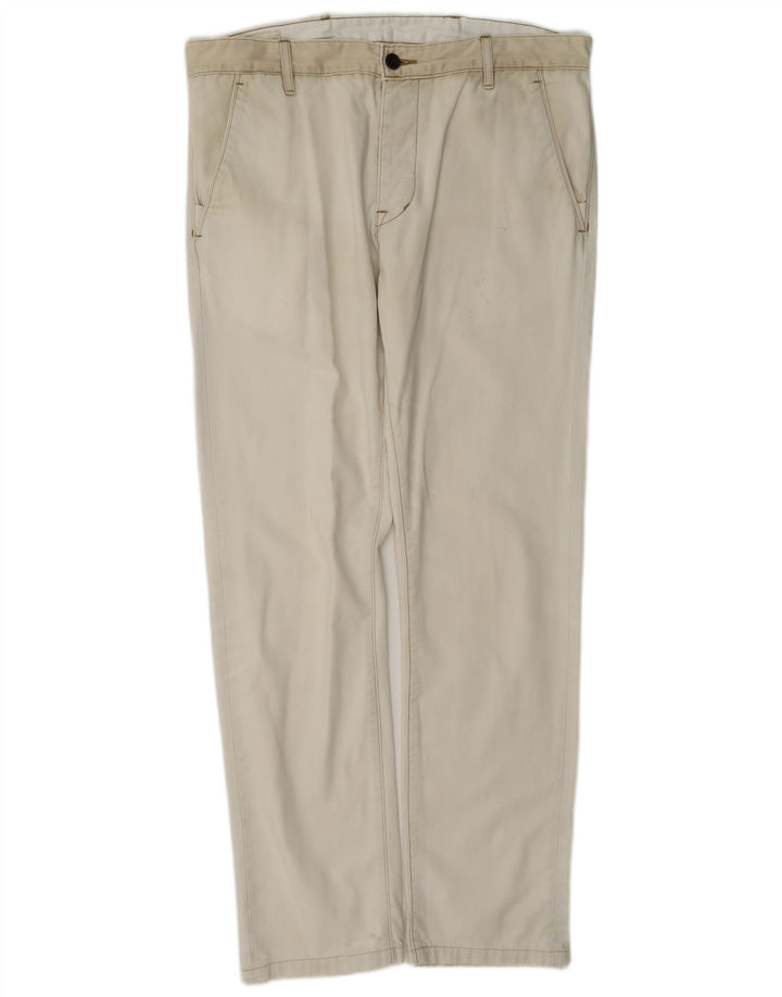 Męskie proste spodnie chino Levi's W38 L32 białe