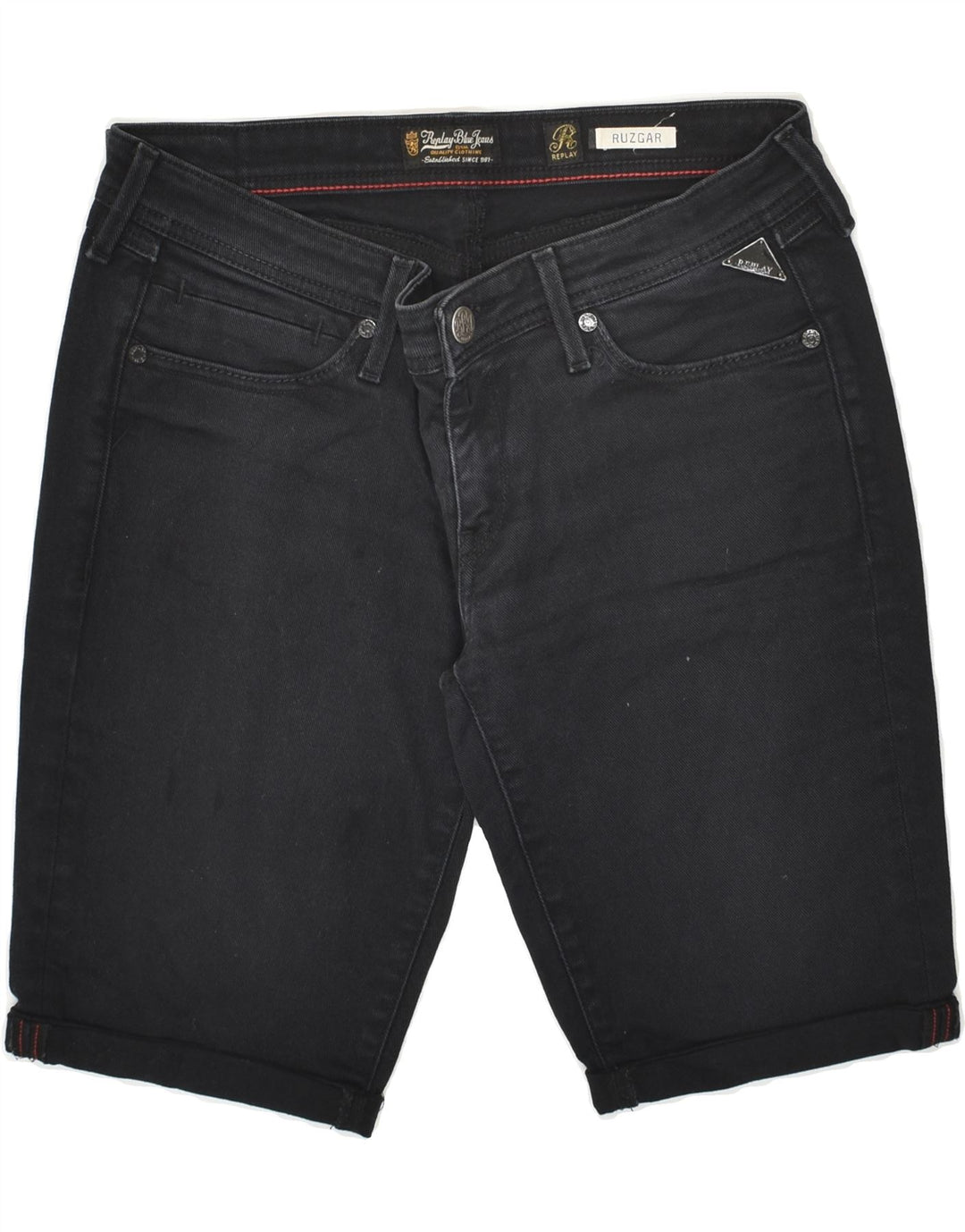 REPLAY Womens Denim Shorts W29 Medium  Grey Cotton Vintage Replay and Second-Hand Replay from Messina Hembry 