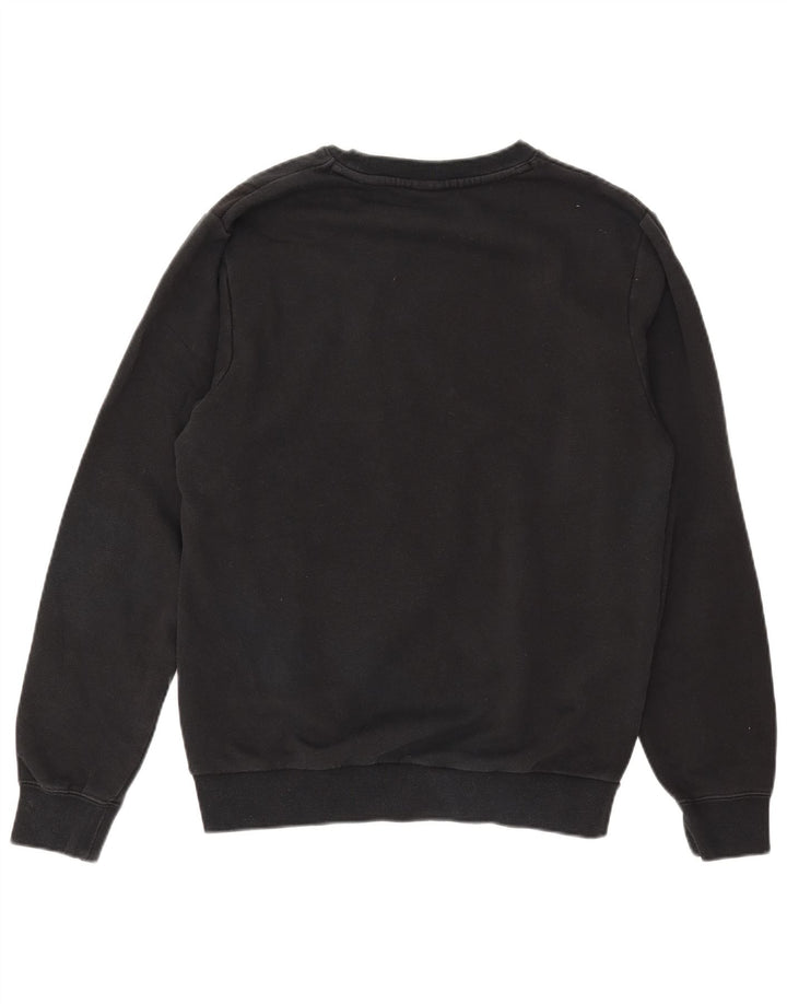Męski sweter z grafiką Nike, mały, czarny, bawełniany