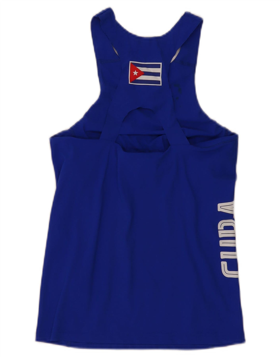 Damska kamizelka PUMA Cuba Graphic Top UK 8 Small Blue Poliamid