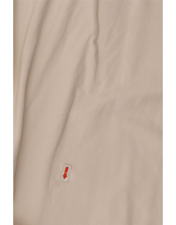 Damska koszulka polo do rugby TRUSSARDI z długim rękawem, UK 18 XL, biała bawełna