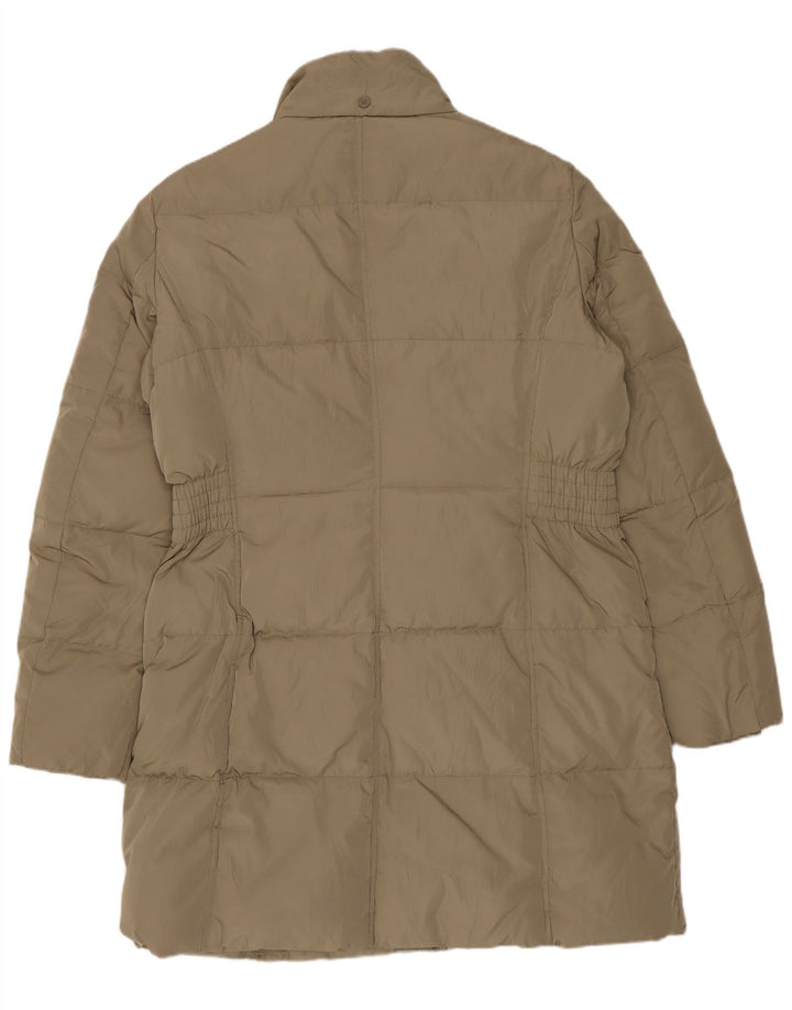 Damski płaszcz wyściełany Esprit UK 16, duży poliester khaki