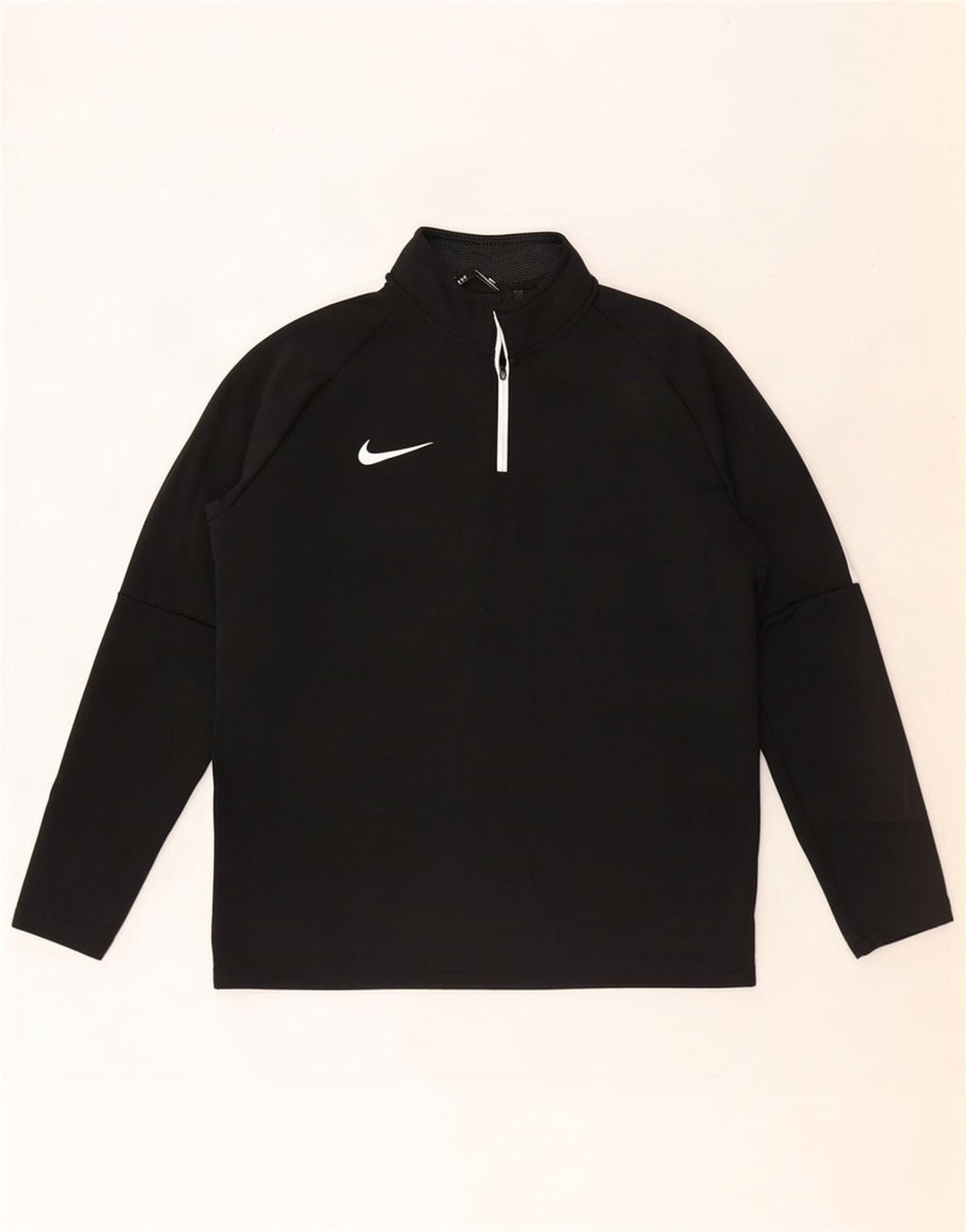 Męski dres Nike Dri Fit z zamkiem błyskawicznym i dużym czarnym blokiem kolorów