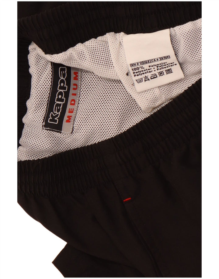 Męskie spodenki sportowe KAPPA, średni czarny poliester