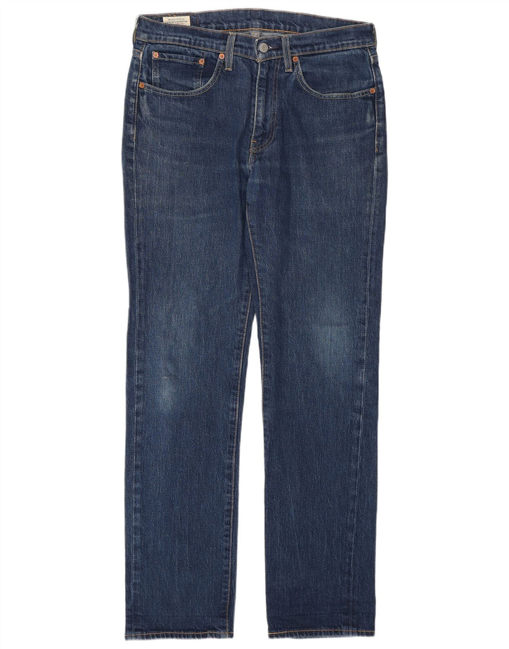 Męskie jeansy LEVI'S 514 Straight W31 L32 Niebieskie bawełniane