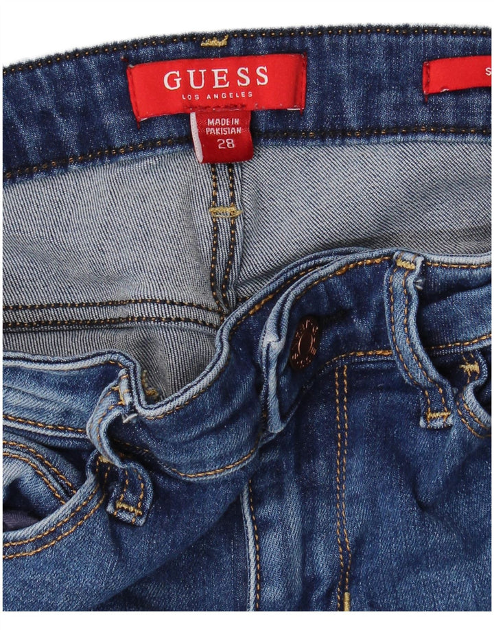 GUESS Womens Skinny Jeans W28 L27 Blue