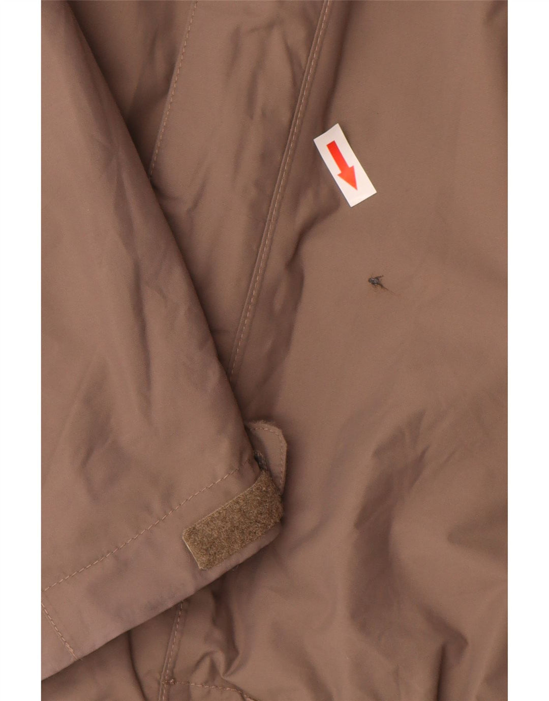 Męska kurtka przeciwdeszczowa z kapturem The North Face UK 38, średni beż, nylon