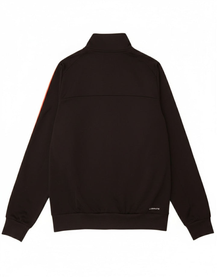 Adidas Męska kurtka dresowa UK 36/38 Mały czarny poliester