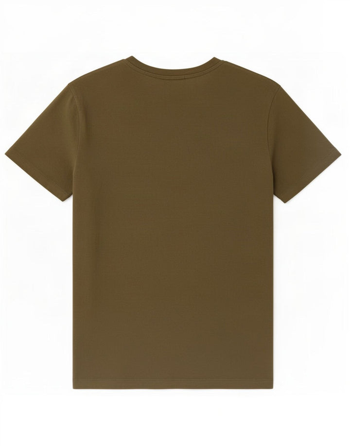 T-shirt męski Diesel, średni, bawełniany khaki