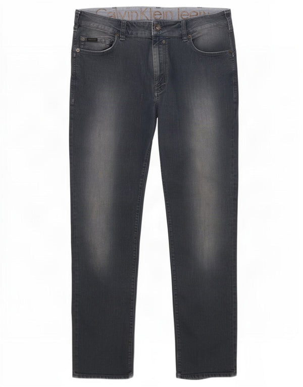 Męskie jeansy Calvin Klein W36 L34 Granatowe, bawełniane