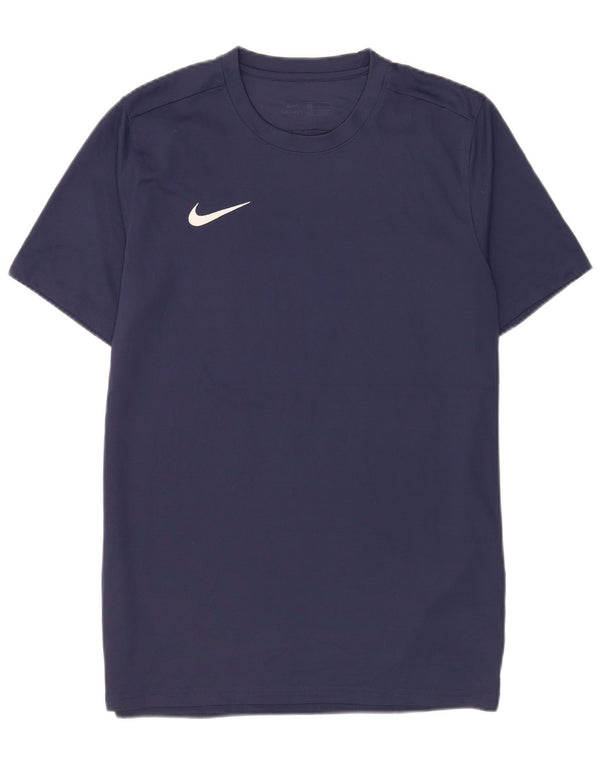 Męski T-shirt Nike Dri Fit, duży, granatowy, poliester