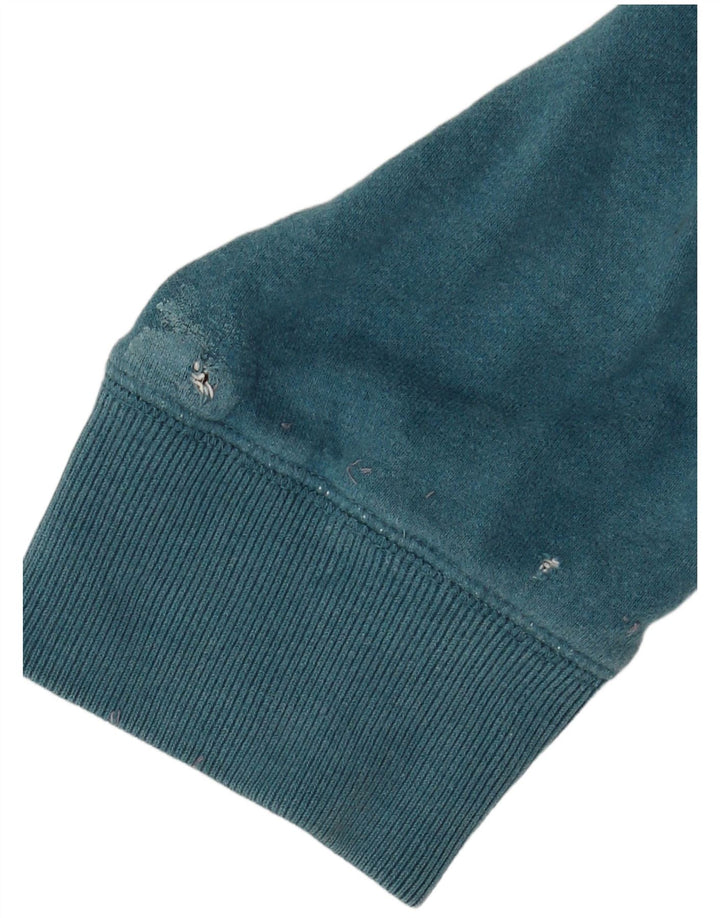 Crew Clothing Męska bluza z kapturem XL Niebieska bawełna