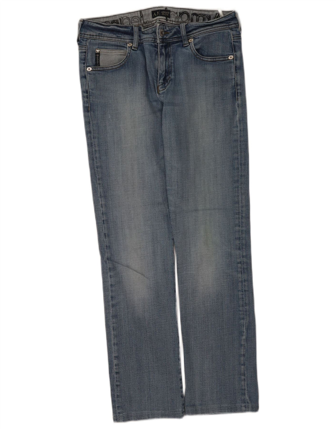 Damskie jeansy Armani Slim W27 L30 Niebieskie