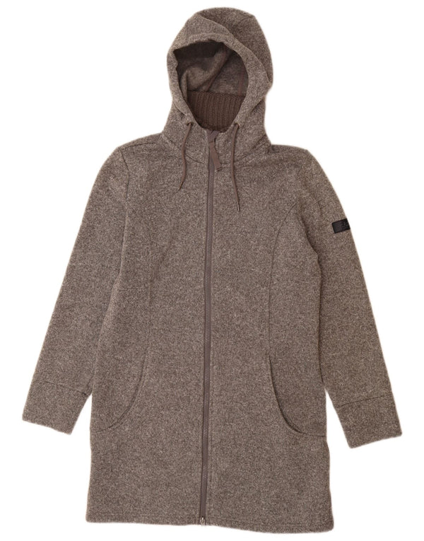 Damski sweter z długim rękawem w stylu VINTAGE, UK 14, średni szary poliester