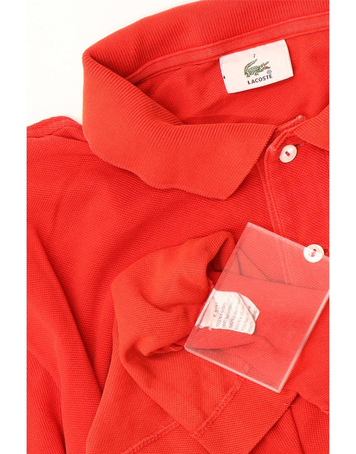 Męska koszulka polo Lacoste, rozmiar 7, 2XL, czerwona, bawełniana