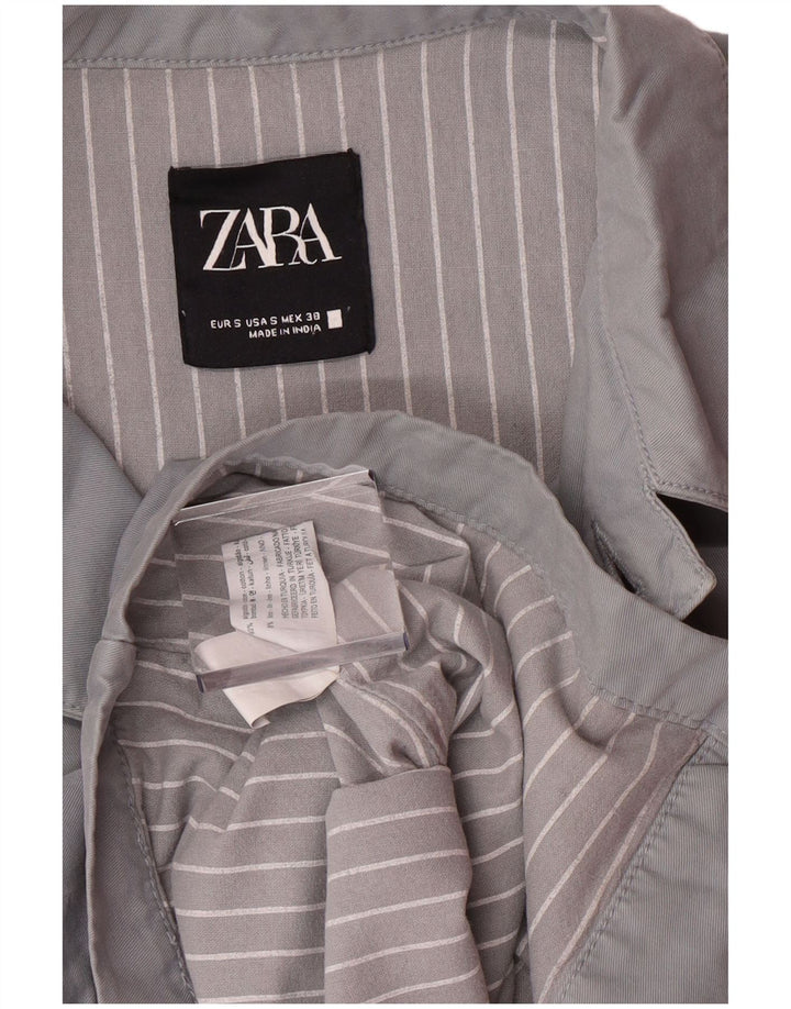 Męska kurtka bomberka ZARA UK 36 Small, szara, bawełniana