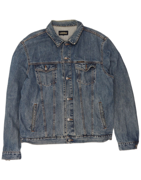 Męska kurtka dżinsowa Carrera UK 44 2XL Niebieska bawełniana