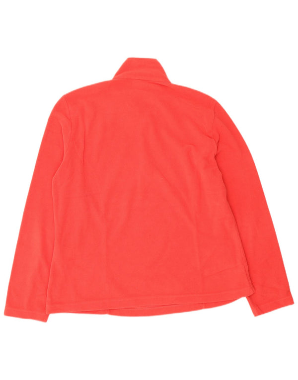 Damski sweter polarowy Jack Wolfskin z zamkiem błyskawicznym, UK 18/20 XL, czerwony poliester