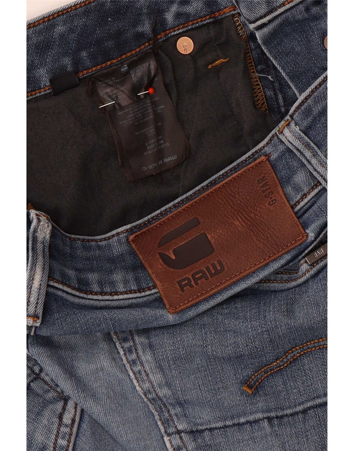 Damskie jeansy slim G-Star W29 L30 Niebieskie bawełniane