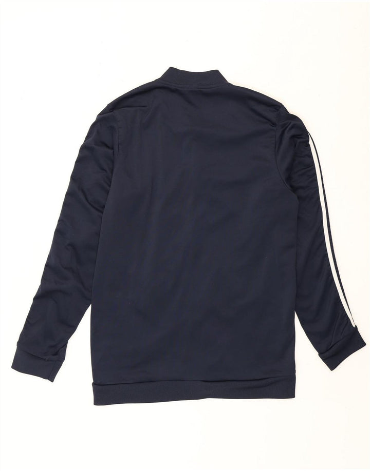 Adidas Męska bluza dresowa, duża granatowa, poliestrowa