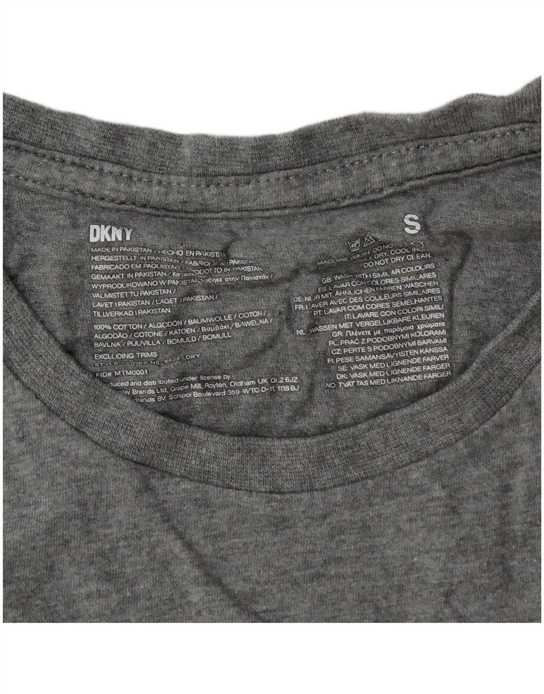 T-shirt chłopięcy Dkny 13-14 lat, mały, szary, bawełniany