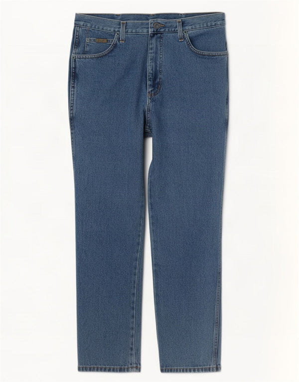 Męskie jeansy Wrangler Texas Straight W34 L32 Niebieskie, bawełniane