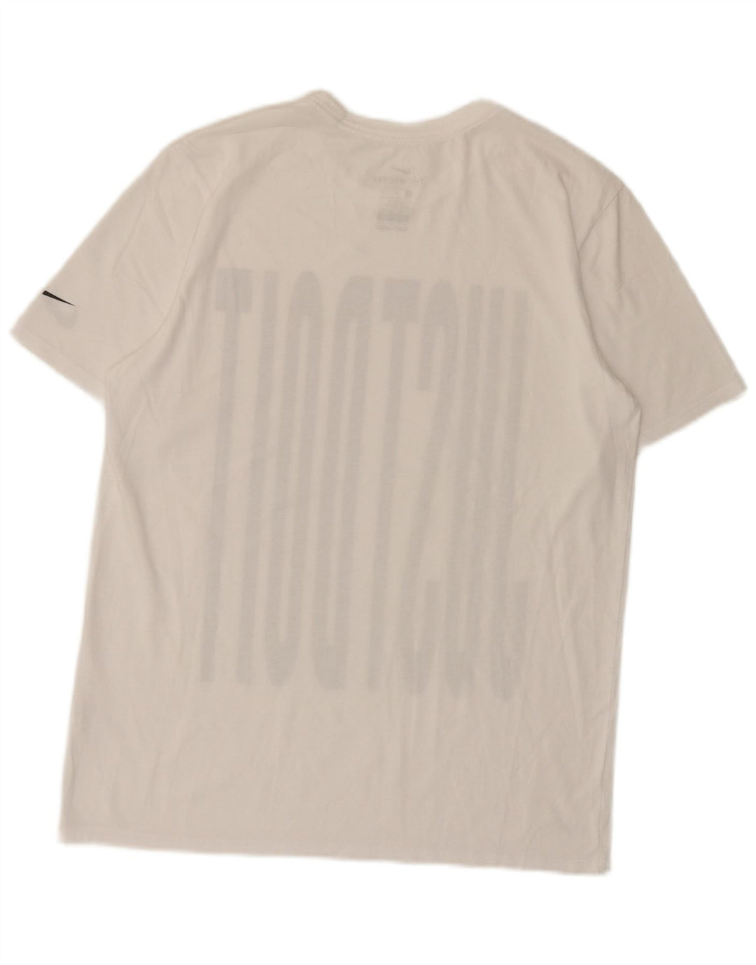 Męski T-shirt NIKE Dri Fit z grafiką, średni biały