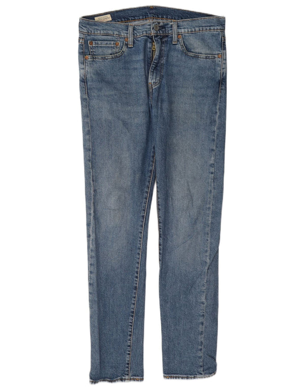 Damskie jeansy Levi's 510 Skinny W32 L32 Niebieskie bawełniane