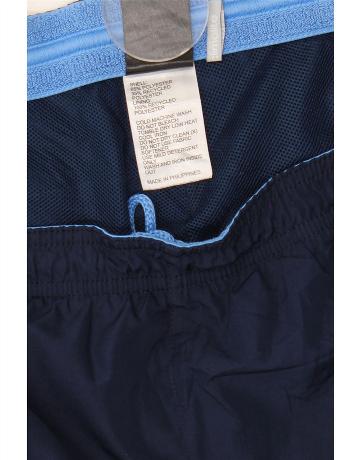 Męskie spodnie dresowe Adidas Climalite 2XL granatowe, poliestrowe