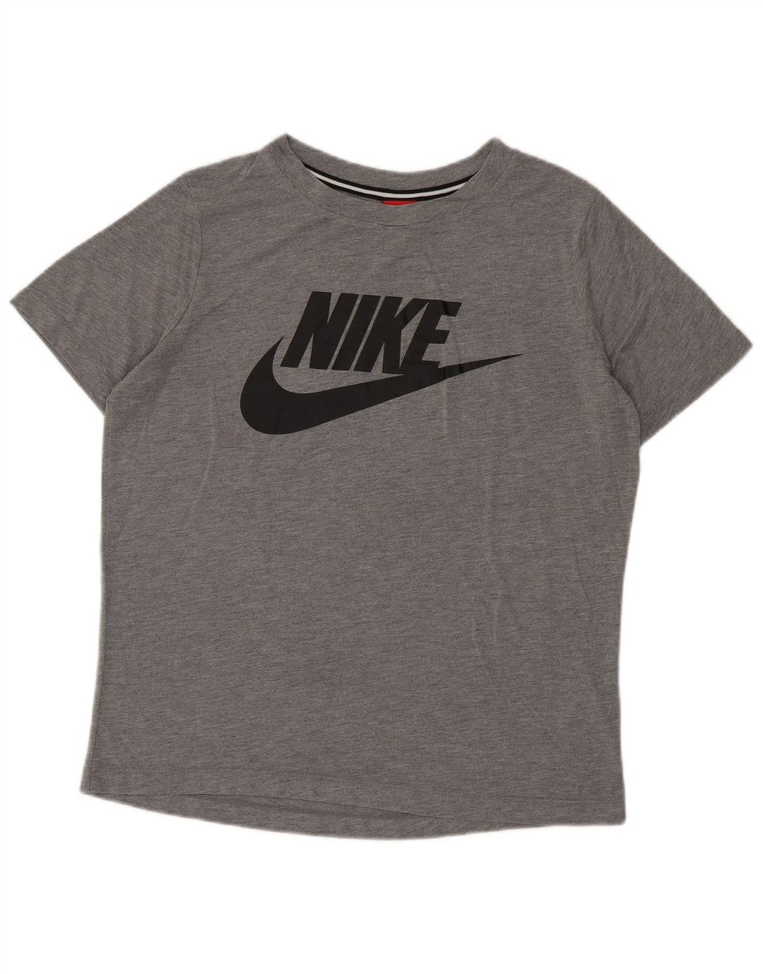 Męski T-shirt z grafiką NIKE Top, średnioszary, poliester