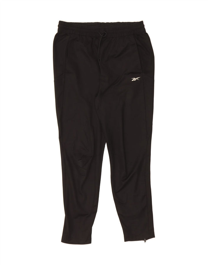 REEBOK Mens Tracksuit Trousers Medium  Black Polyester Vintage Reebok and Second-Hand Reebok from Messina Hembry 