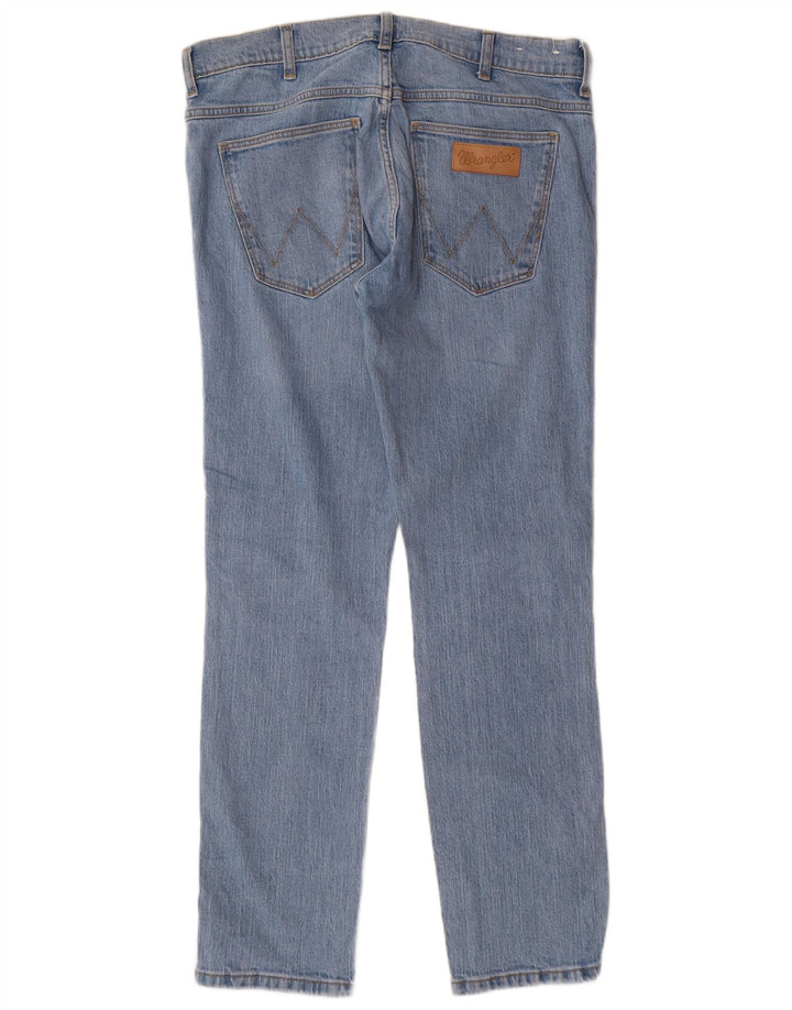WRANGLER Męskie jeansy Larston Slim Tapered W32 L32 Niebieskie bawełniane