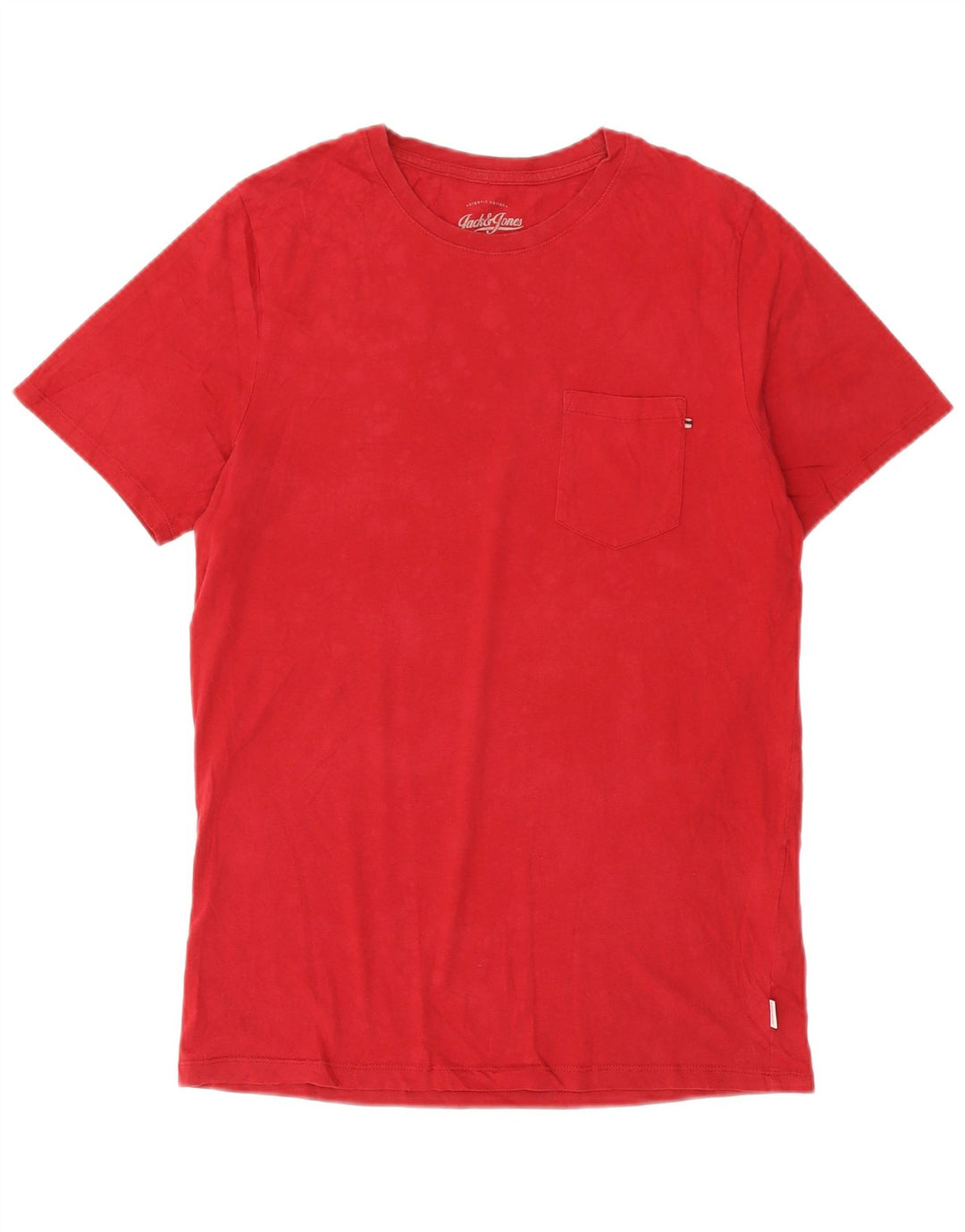 T-shirt męski o dopasowanym kroju Jack & Jones, bawełniany, w kolorze średnio czerwonym