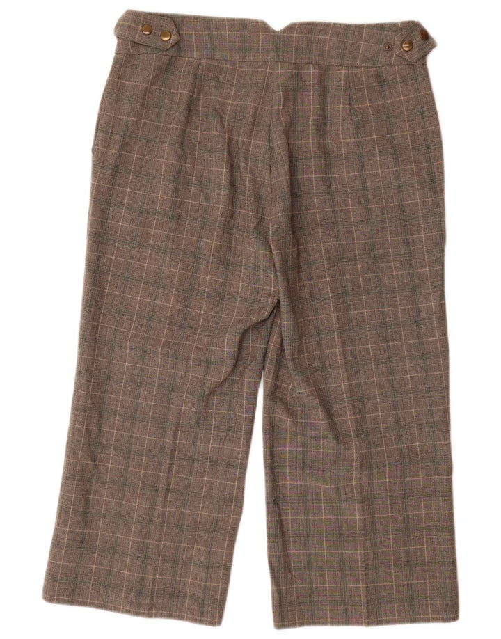 Spodnie damskie Capri Marks & Spencer UK 12 Medium W30 L23 Szara krata