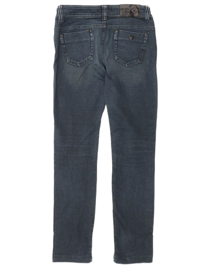 Guess Jeansy Damskie Slim W25 L28 Niebieskie Bawełniane